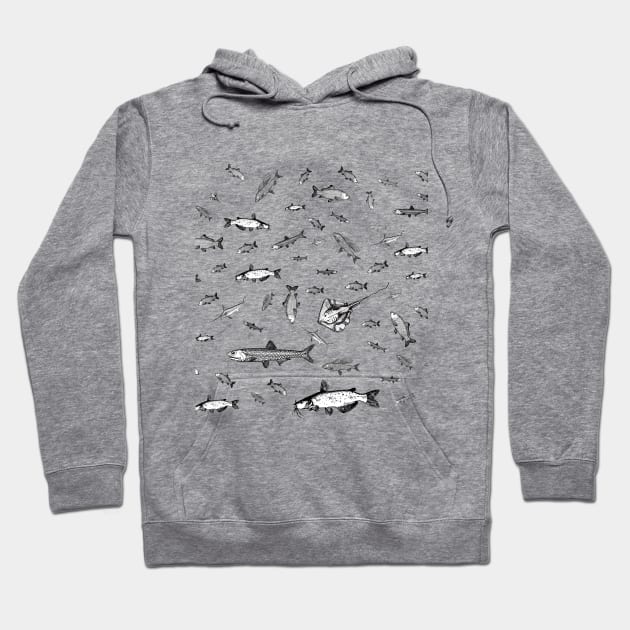 Fishes #fish #fishes Hoodie by JBJart